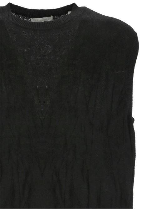 Jet black cotton top Helmut Lang | O02HM702001